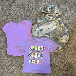 Little girls outdoors play clothes bundle